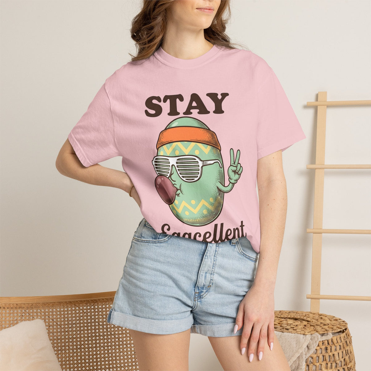 Hip Egg Shirt Easter Parody Unisex Gift Doodle Tee T-Shirt product image 12