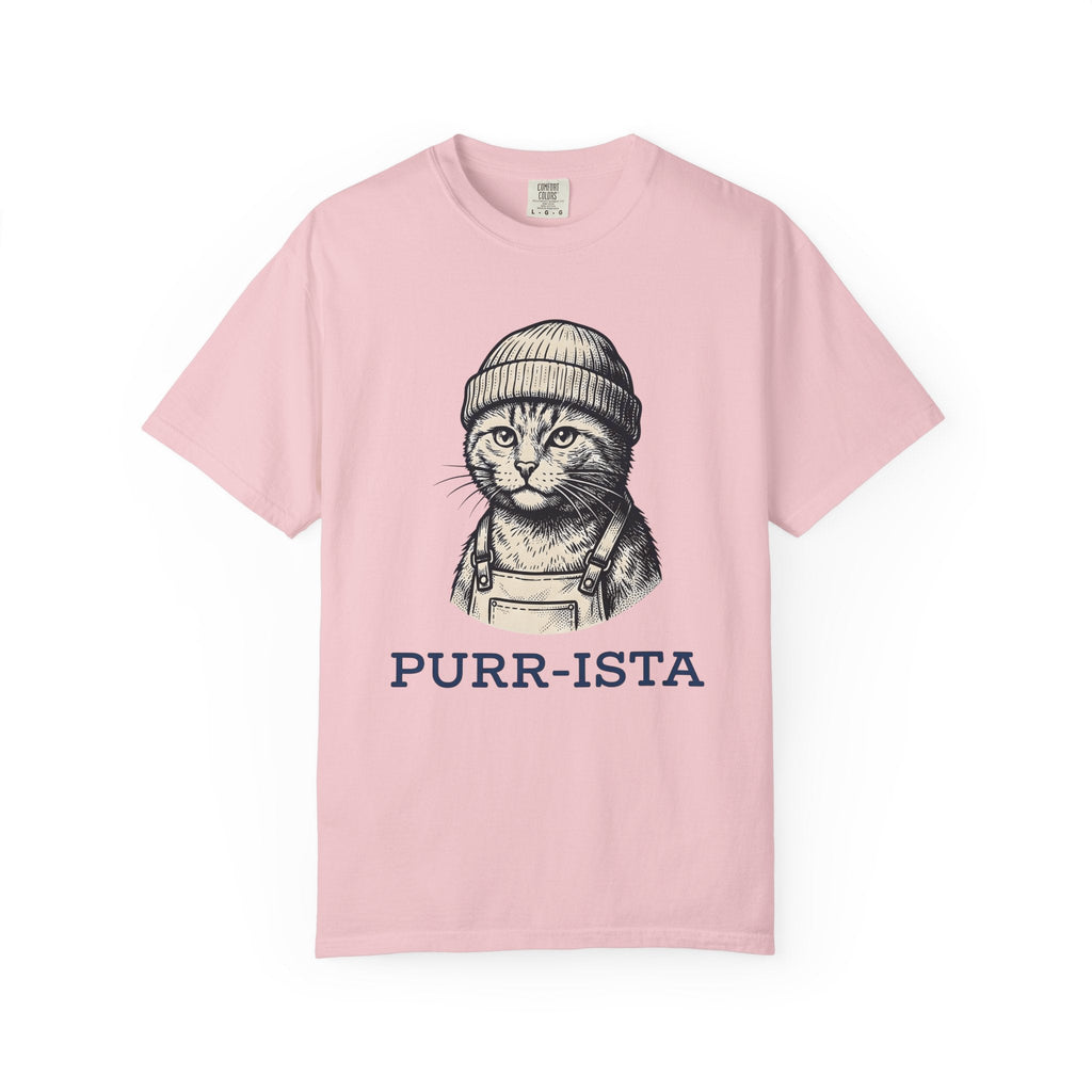 Feline Beanie Shirt Cat Mocha Gift Women Nostalgic Tee product image 3