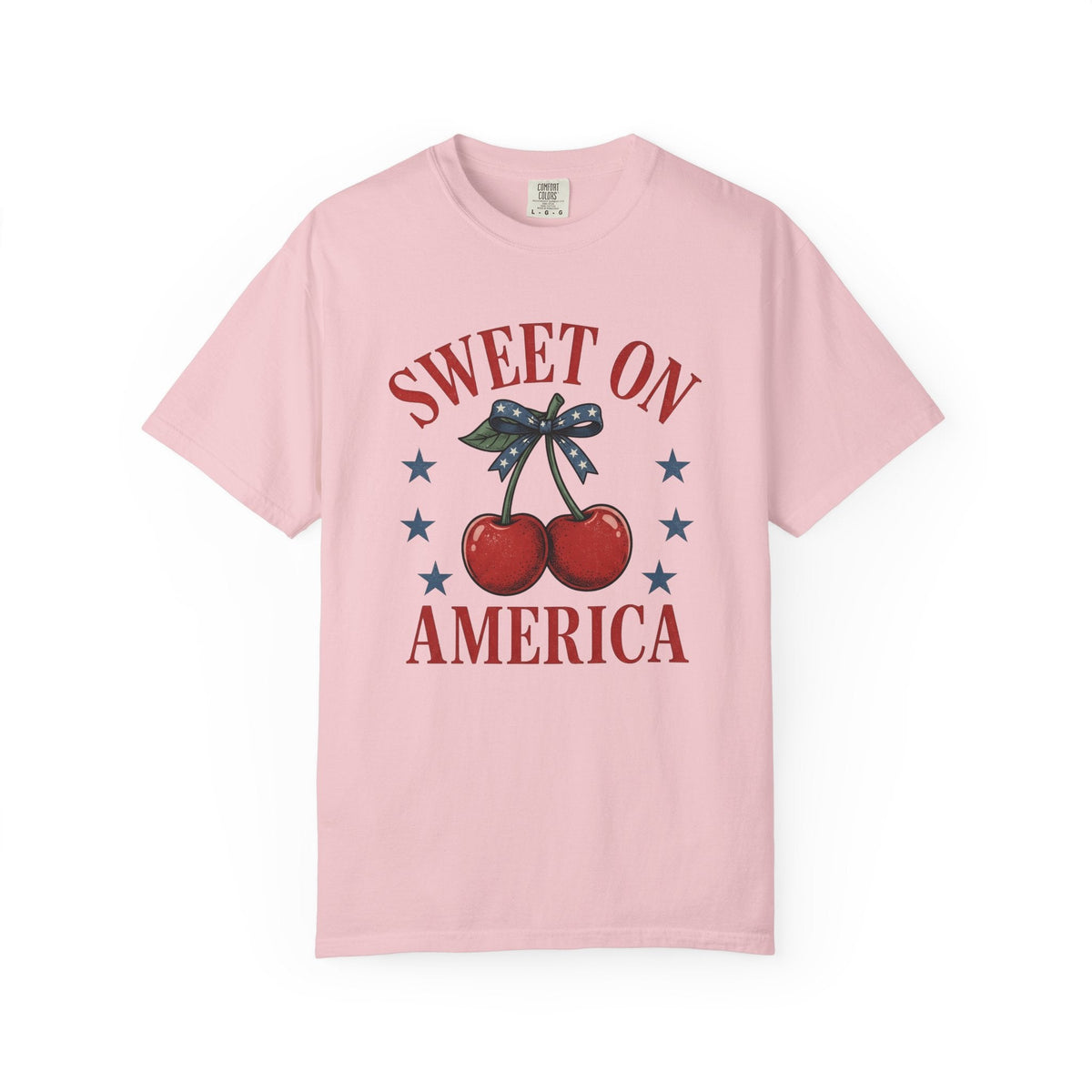Cherry Pair Shirt America Fruit Gift Women Vintage Tee product image 3