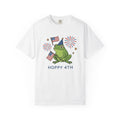 Frog Party Hat Shirt 4th Of July Animal Unisex Gift Cartoon Tee Toad T-Shirt