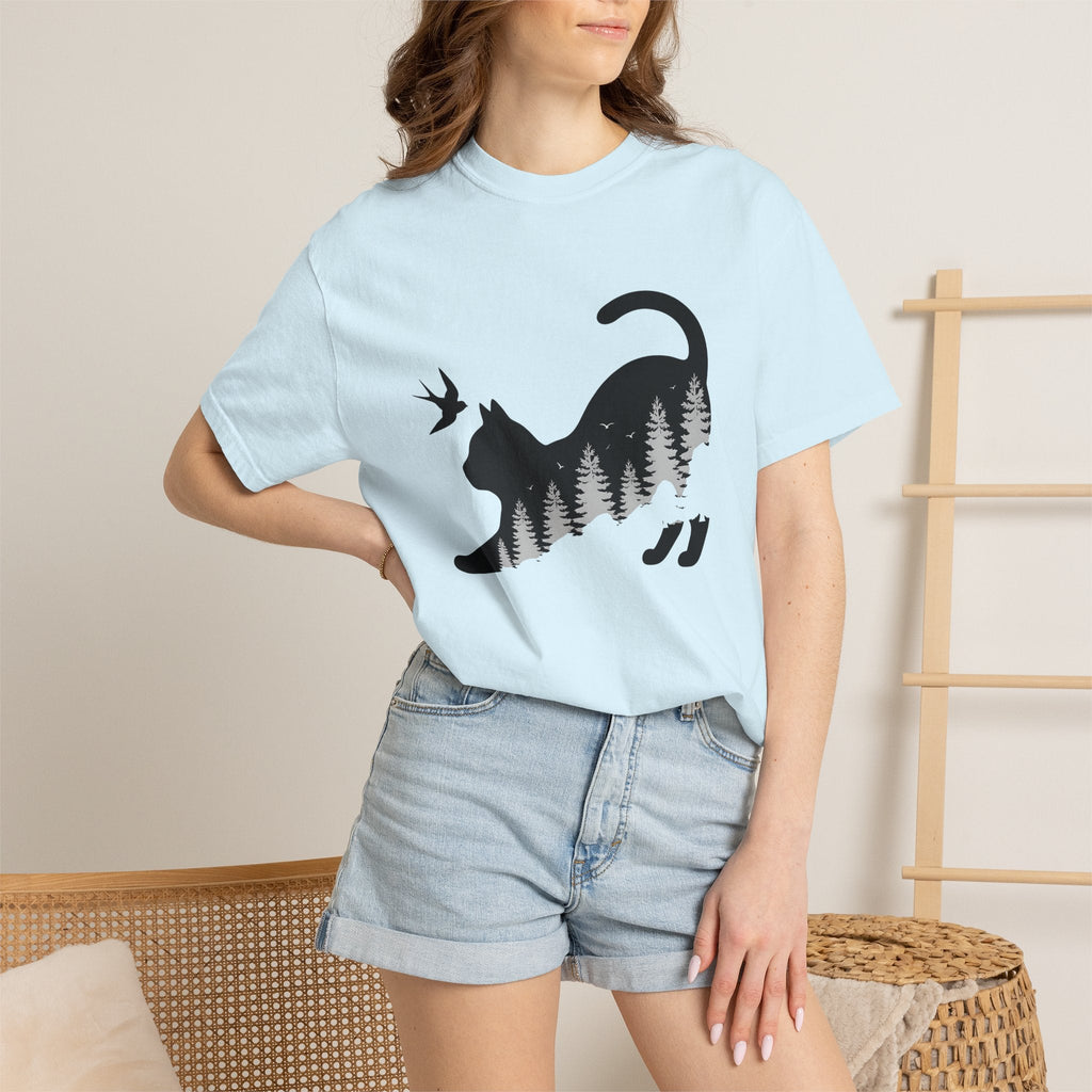 Feline Shape Shirt Cat Pets Unisex Gift Modern Tee T-Shirt product image 9