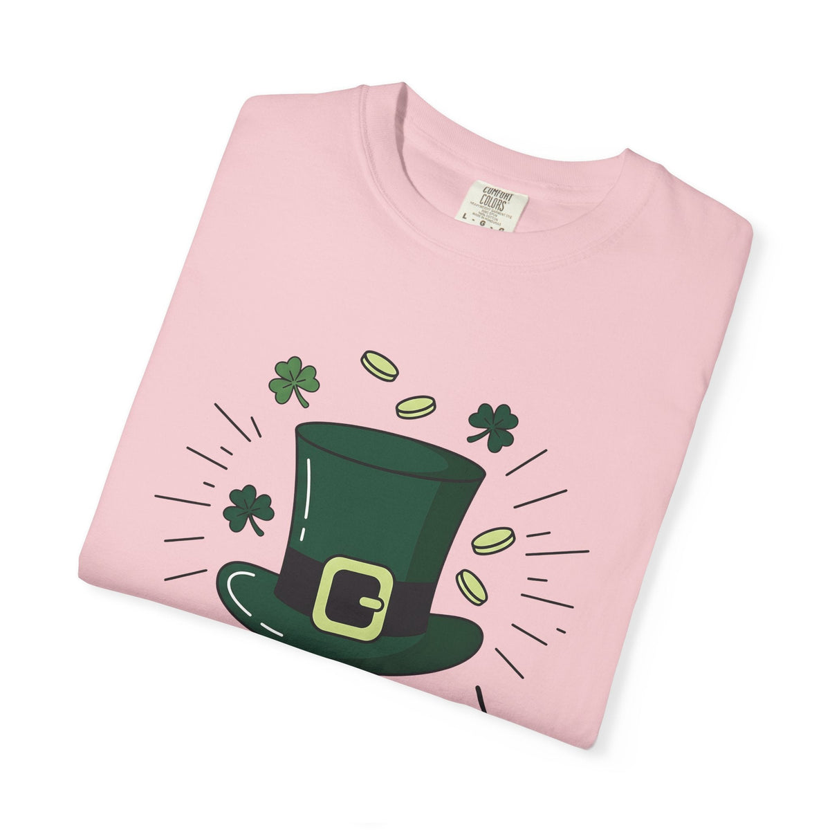 Leprechaun Hat Shirt St Patrick's Day Festival Unisex Gift Hand Drawn Tee Top
