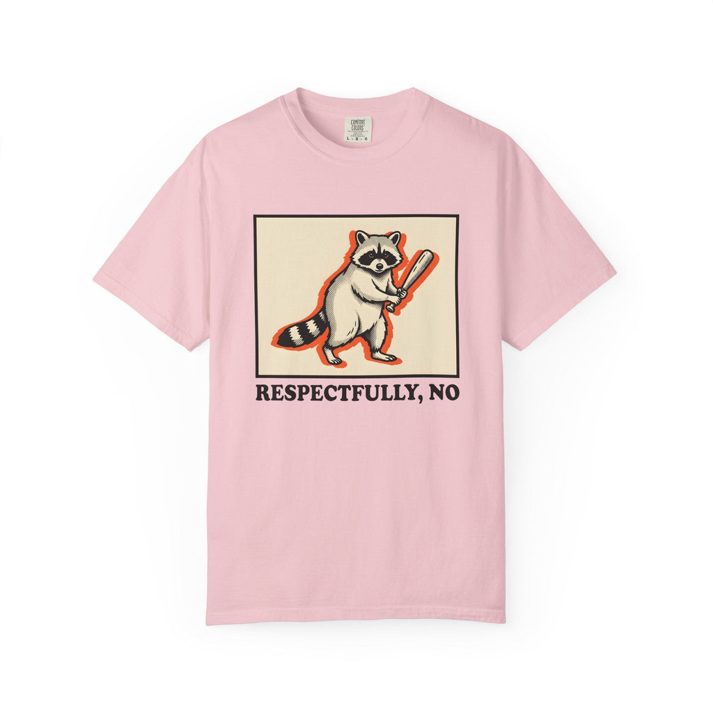 Raccoon Bat Shirt Funny Pets Unisex Gift Line Art Tee product image 3