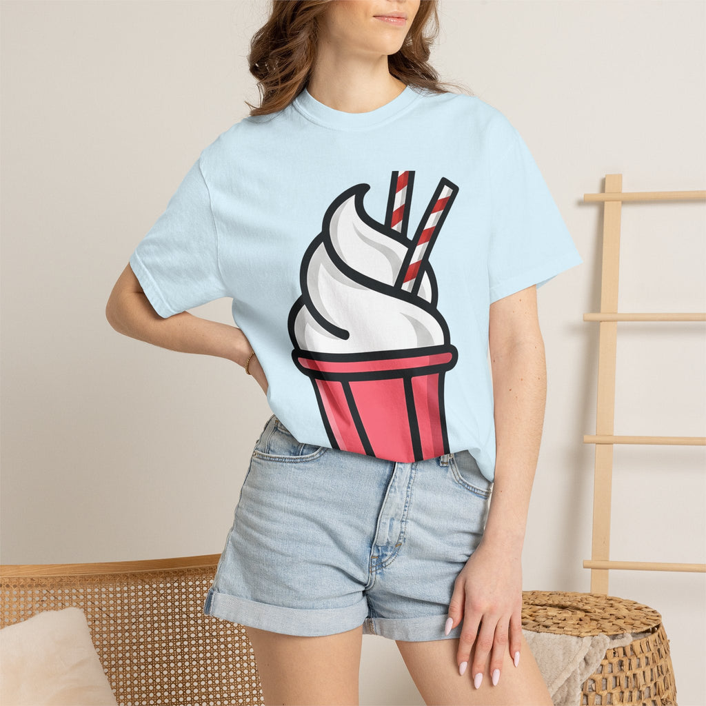 Frozen Dessert Shirt Desserts Gourmet Unisex Gift Line Art product image 9