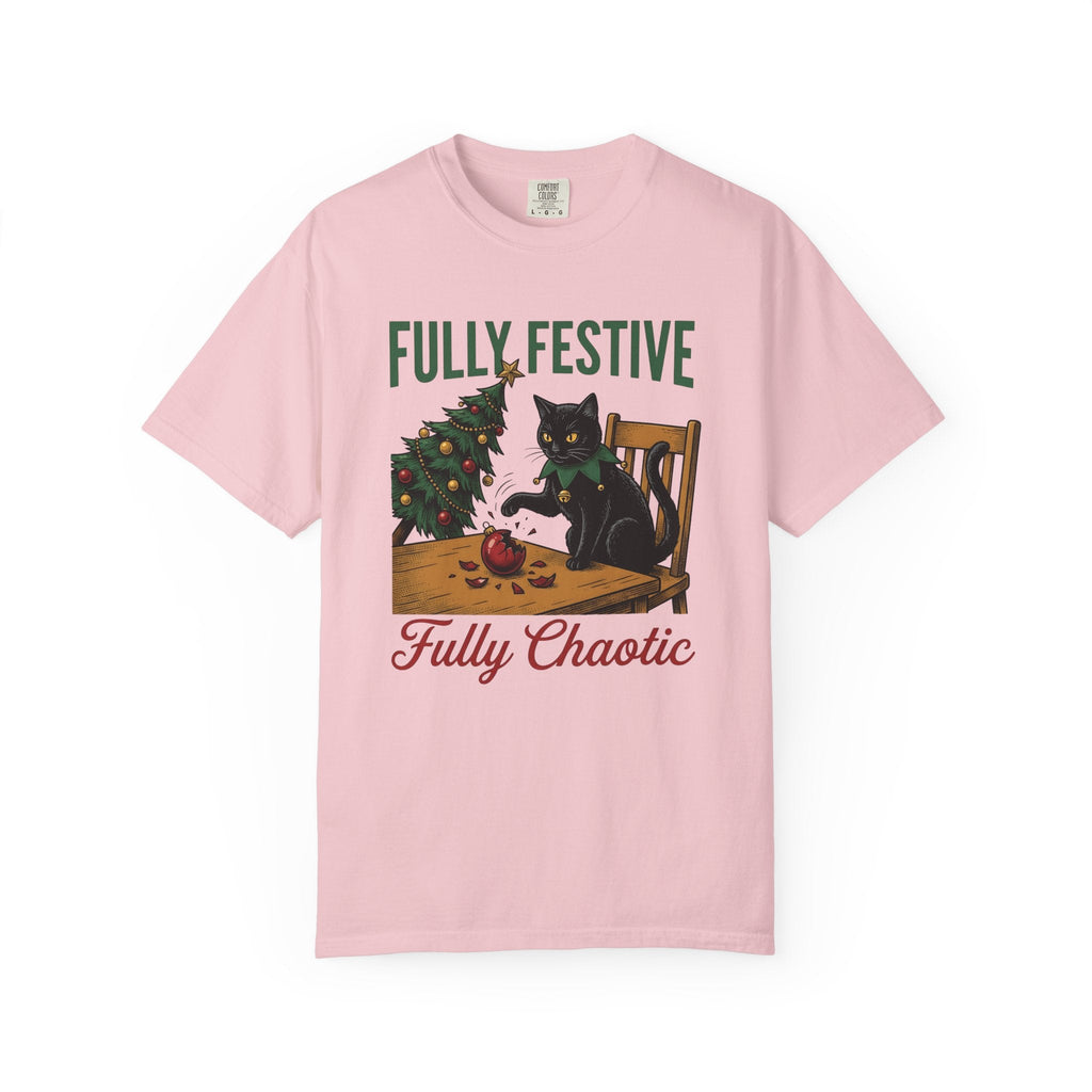 Black Cat Shirt Christmas Animal Unisex Gift Hand Drawn Tee product image 3