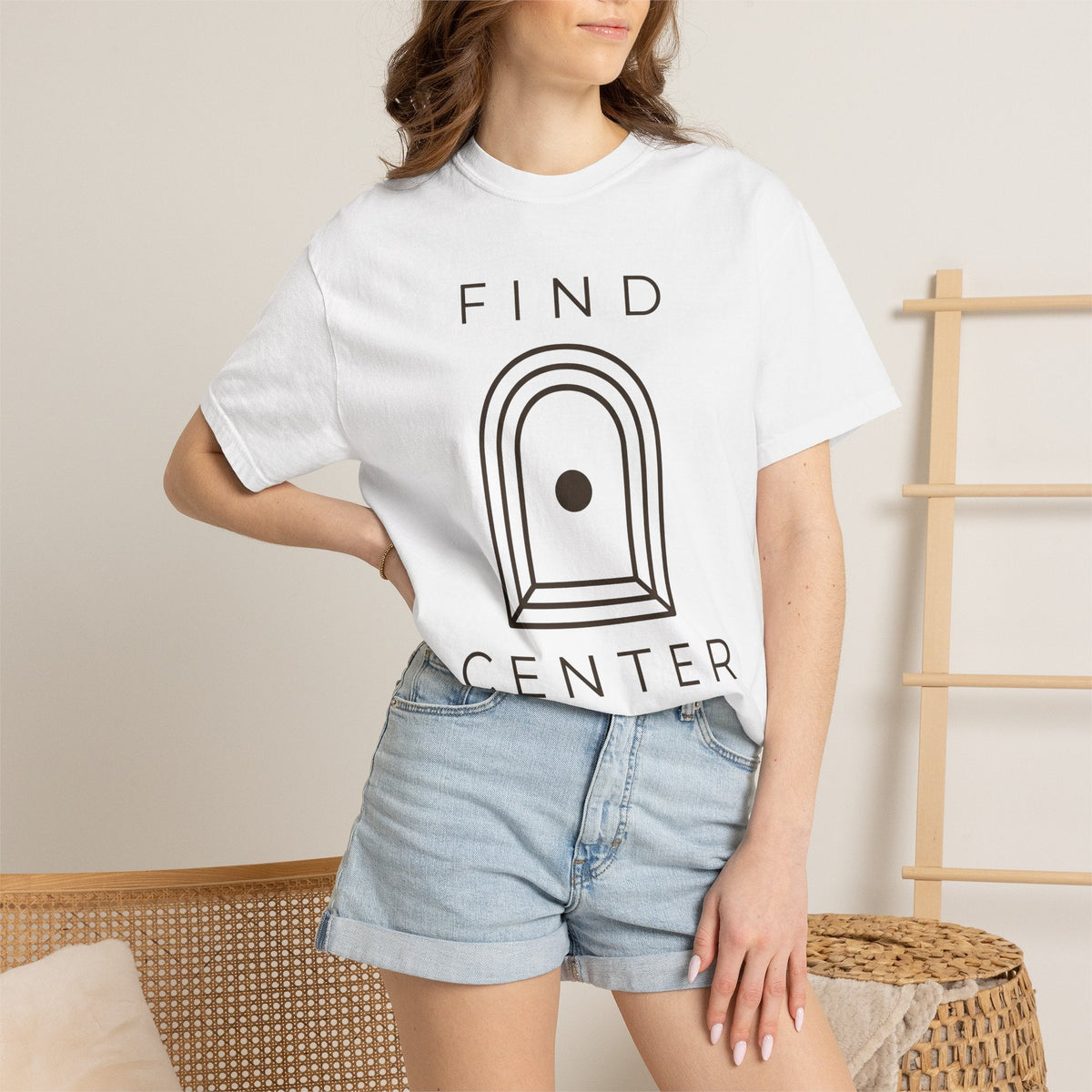 Abstract Arch Shirt Sports Relaxation Gift Women Simple Tee product image 6