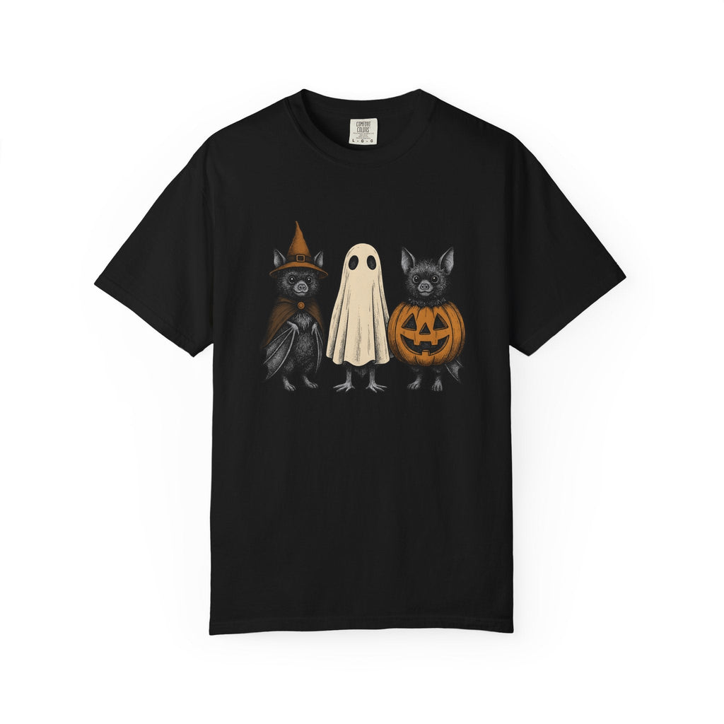 Bat Outfit Shirt Halloween Wildlife Unisex Gift Retro Tee product image 4