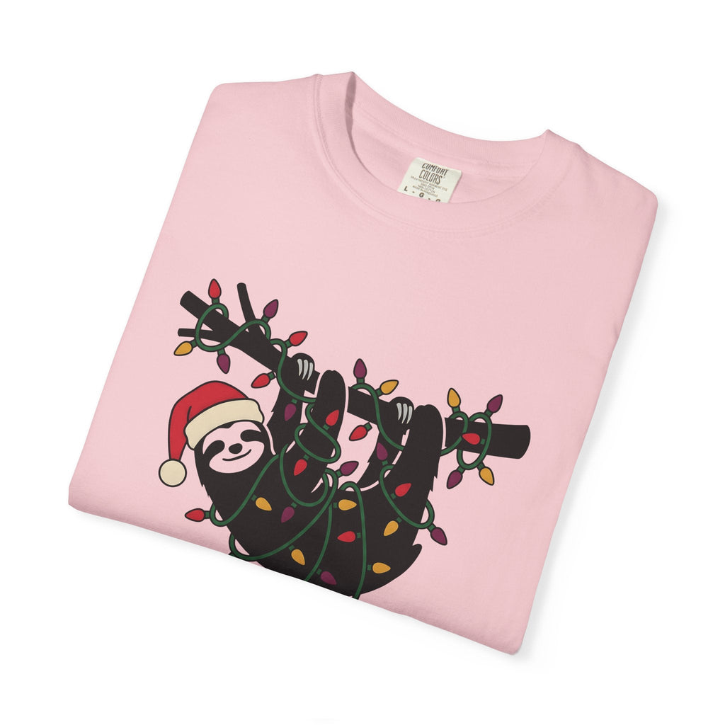 Sloth Xmas Shirt Animals Christmas Unisex Gift Cute Tee product image 11