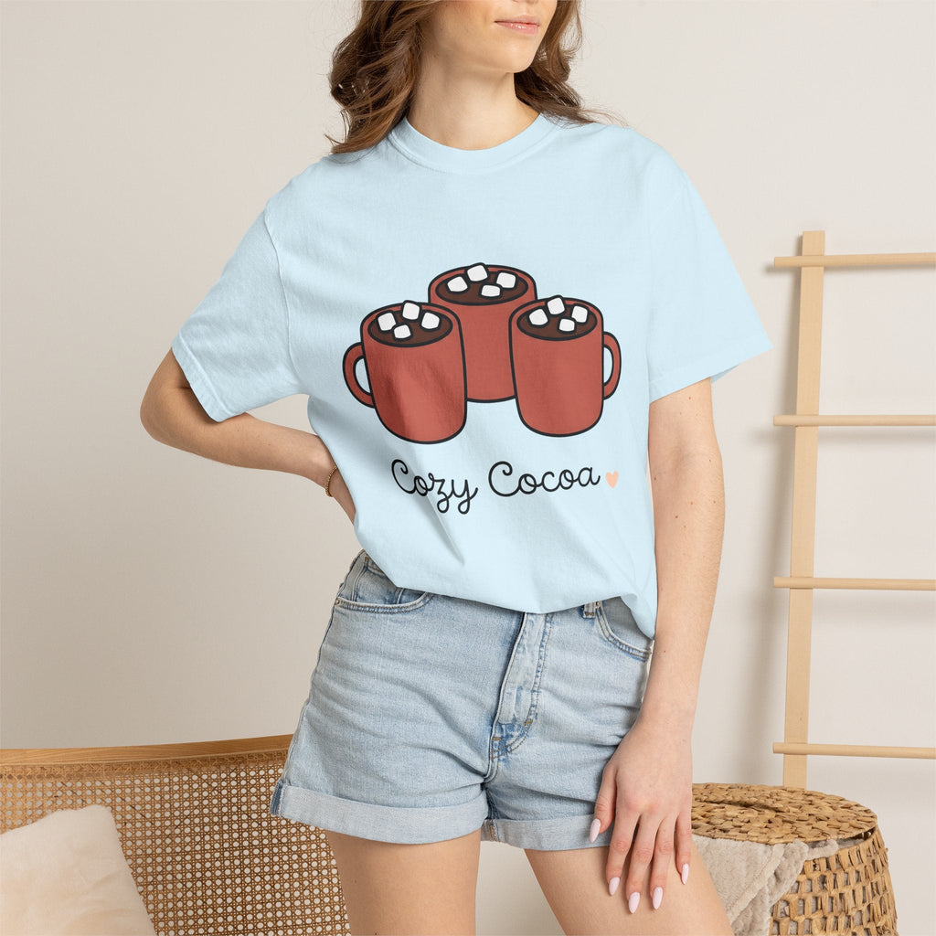 Cocoa Cups Shirt Drinks Cold Season Unisex Gift Kawaii Tee product image 9