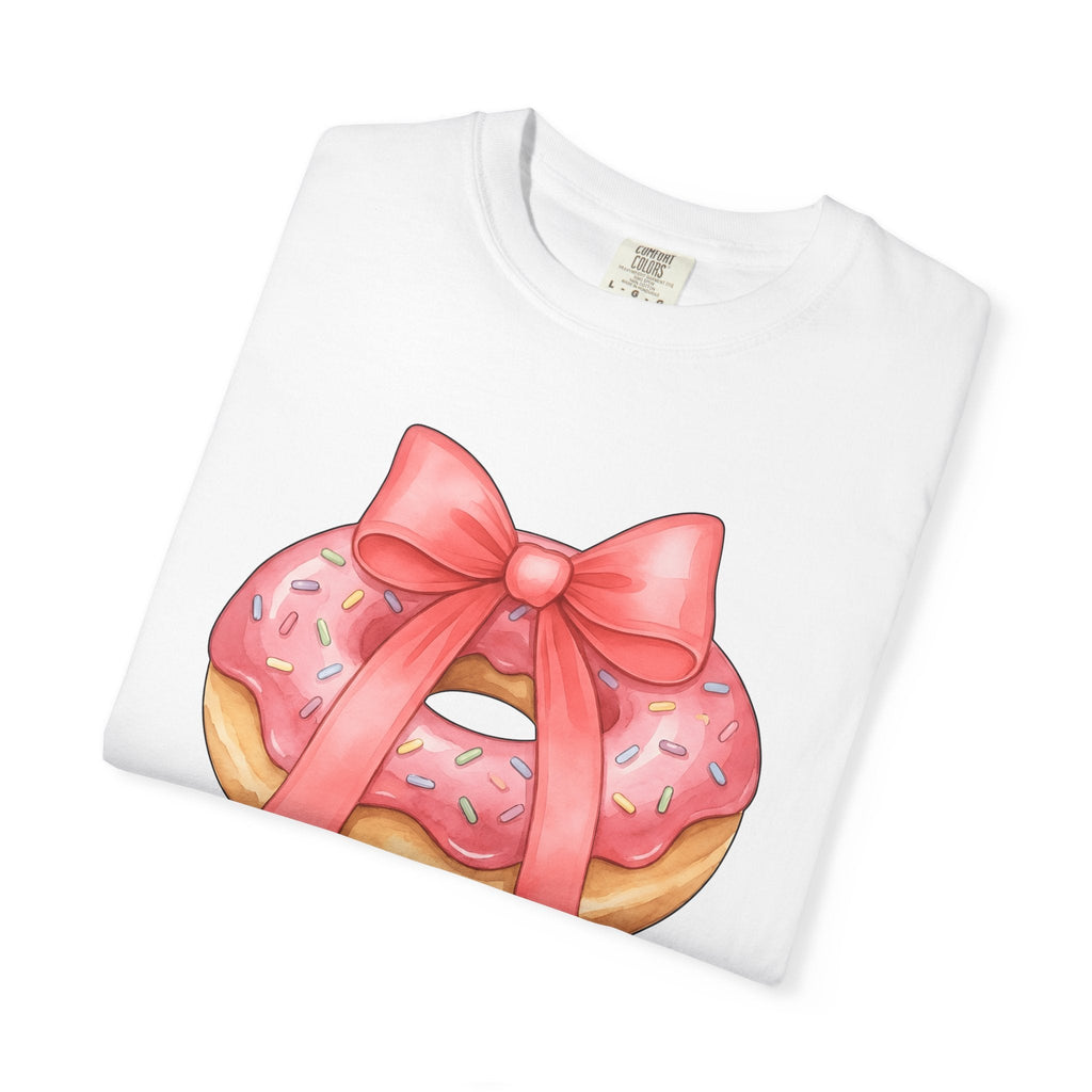 Sprinkle Donut Bow Shirt Desserts Confectionery Unisex Gift product image 5