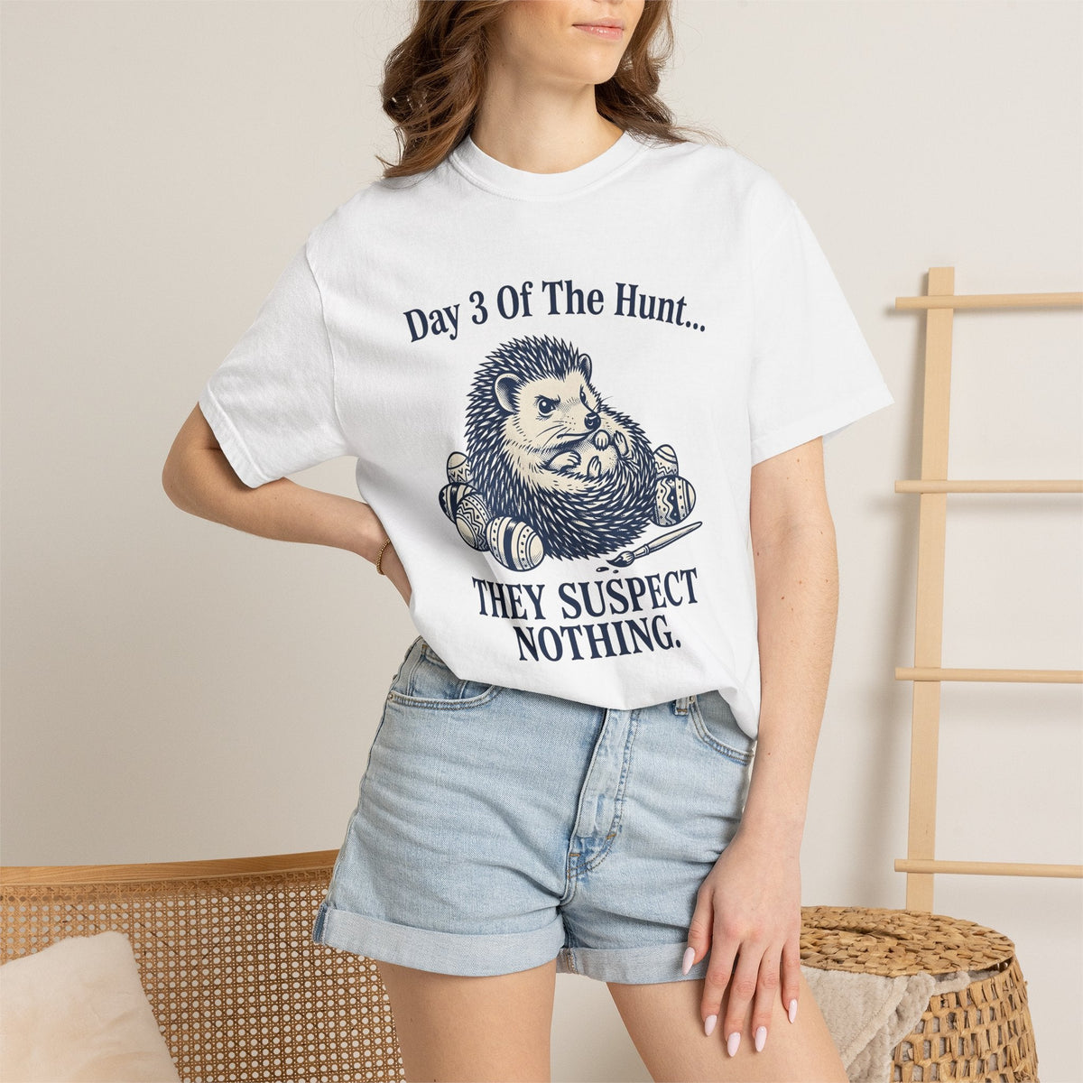 Hedgehog Eggs Shirt Easter Animals Unisex Gift Vintage Tee product image 6