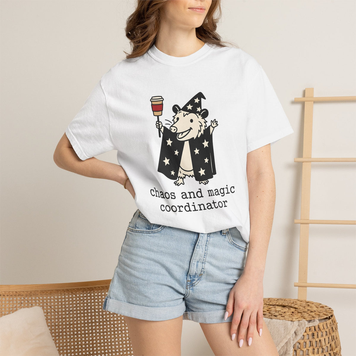 Opossum Wizard Shirt Nurses Satire Unisex Gift Caricature product image 6