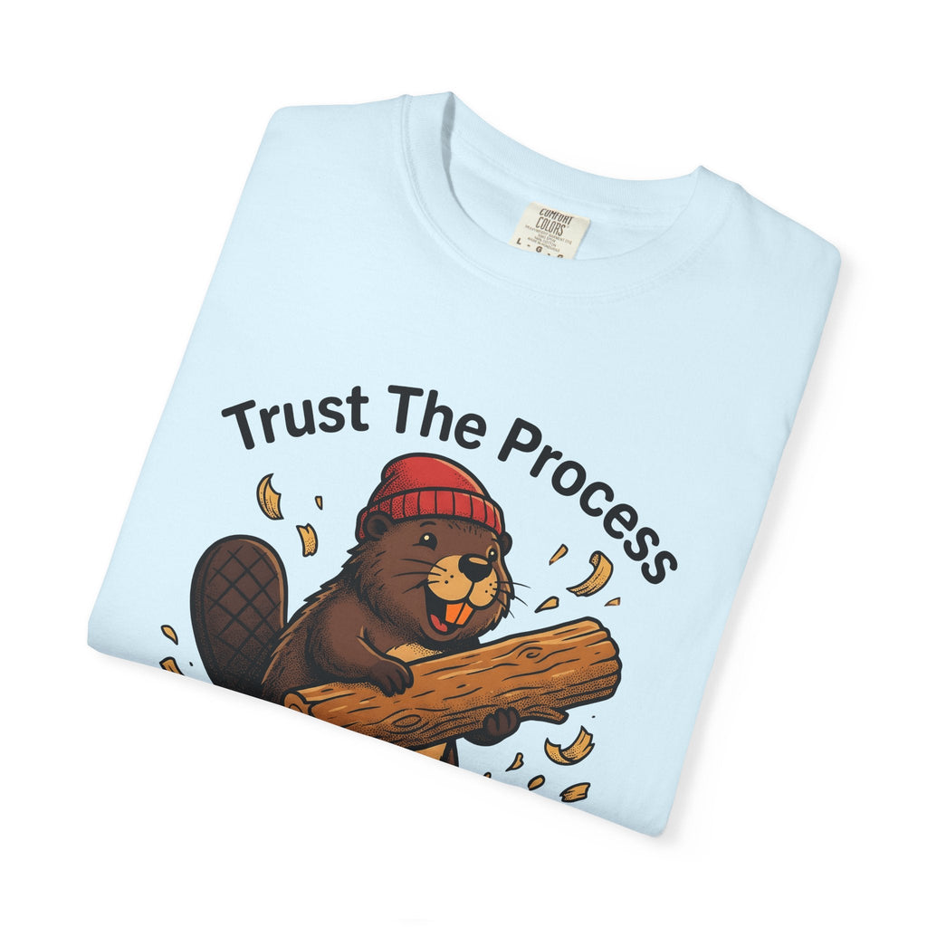 Beaver Log Shirt Funny Animal Unisex Gift Cartoon Tee Dam product image 8