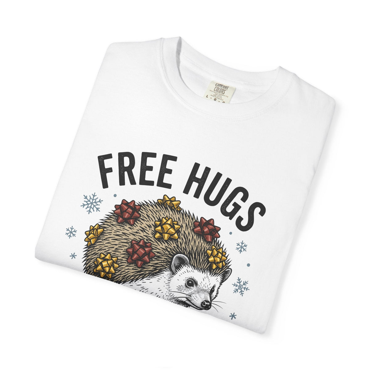 Hedgehog Illustration Shirt Christmas Wildlife Unisex Gift product image 5