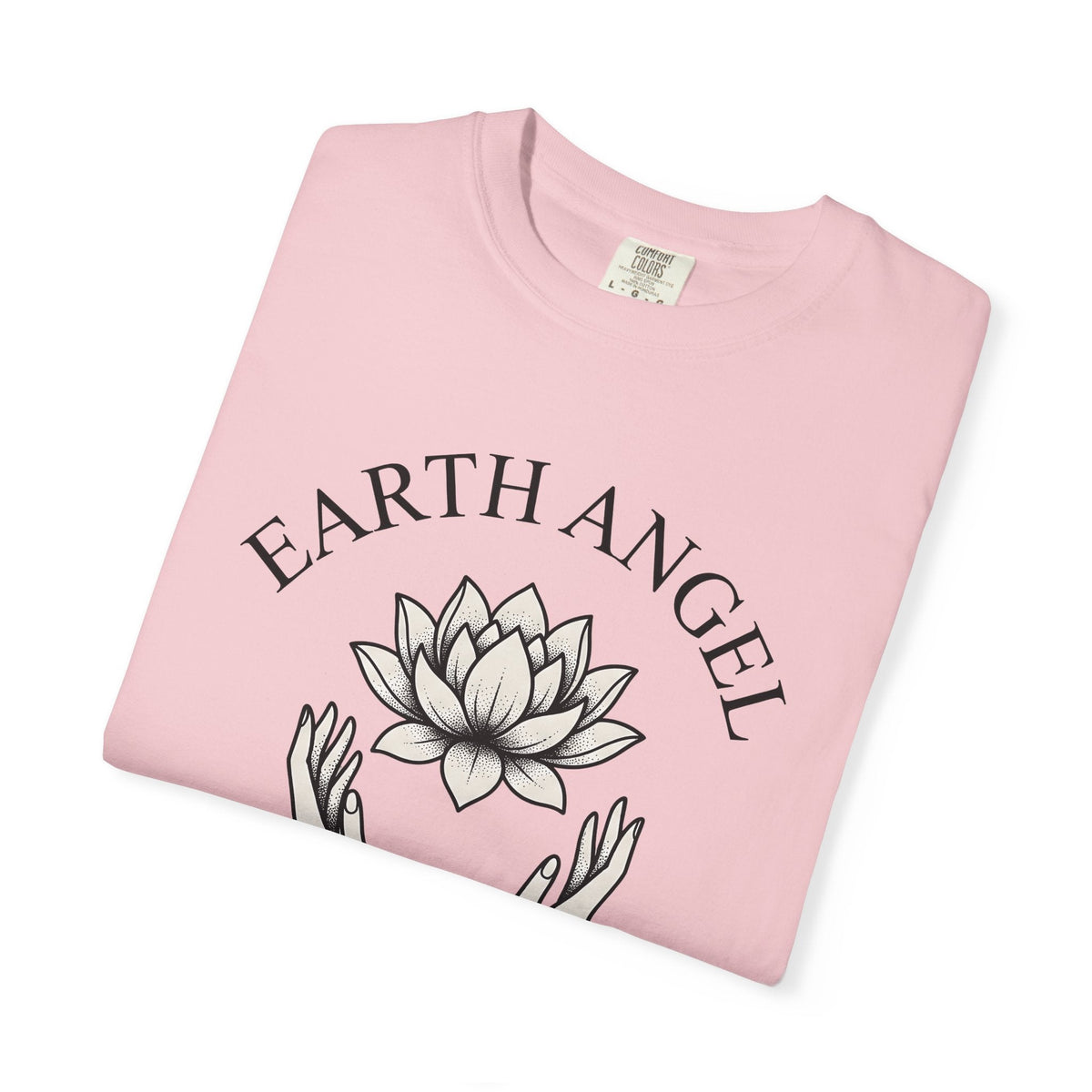 Lotus Hands Shirt Boho Chic Yoga Gift Women Minimalist Tee product image 11