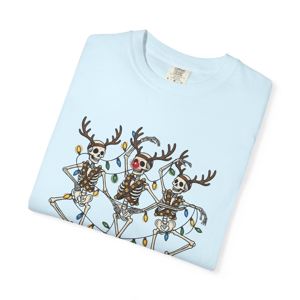Skull Deer Shirt Christmas Satire Unisex Gift Animated Tee product image 9