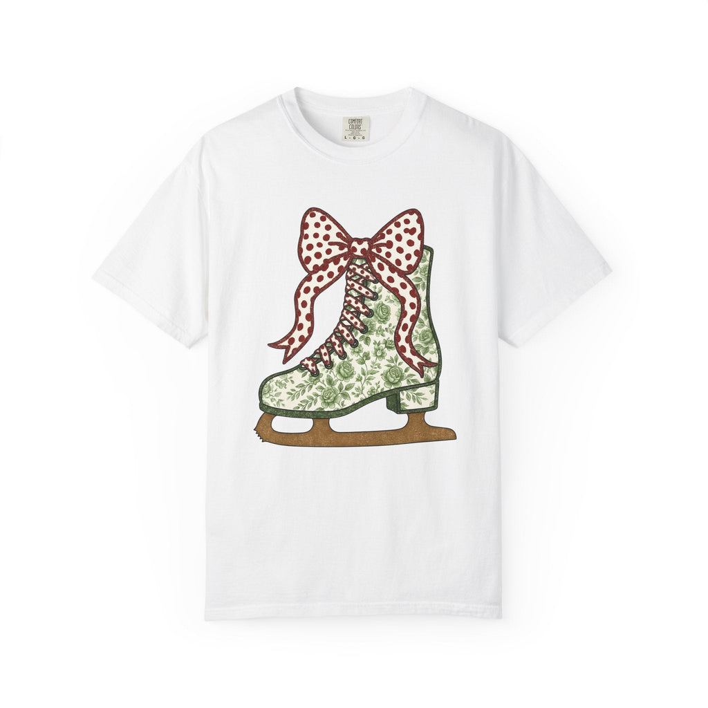 Ice Skating Shoe Shirt Christmas Frost Unisex Gift Nostalgic Tee Skate T-Shirt