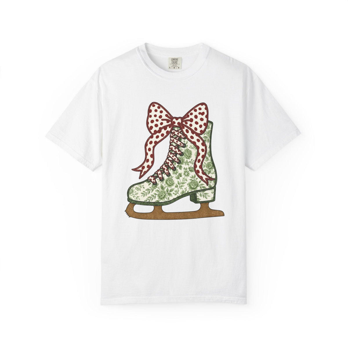 Ice Skating Shoe Shirt Christmas Frost Unisex Gift Nostalgic Tee Skate T-Shirt