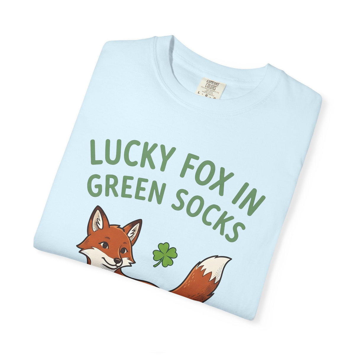 Fox Socks Shirt St Patrick's Day Creatures Unisex Gift Illustration Tee Socks
