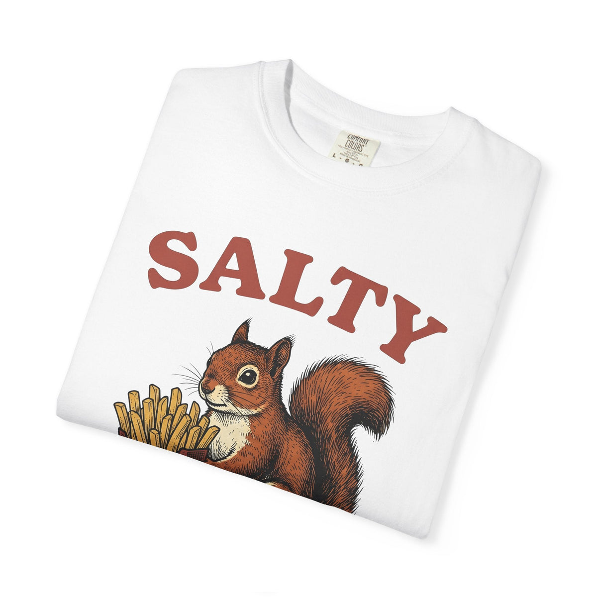 Squirrel Fries Shirt Funny Animal Unisex Gift Vintage Tee product image 5