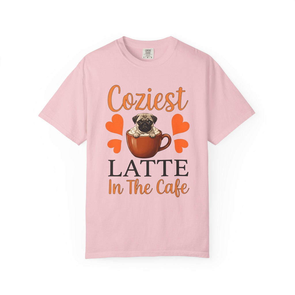 Pug Coffee Cup Shirt Dog Coffee Unisex Gift Cute Tee Coffee Mug T-Shirt Dog Fan