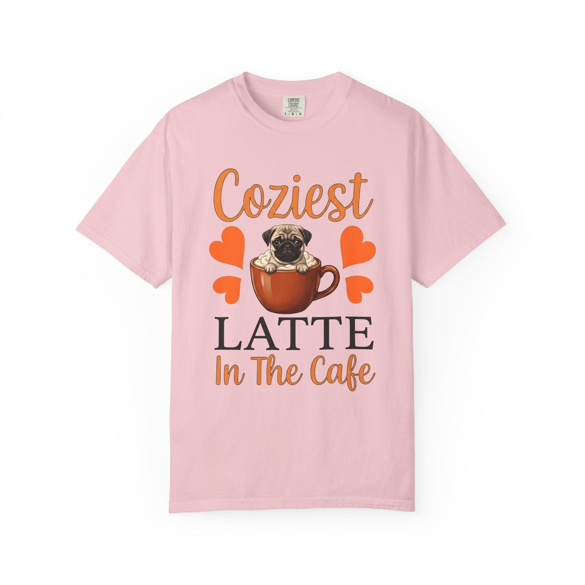 Pug Coffee Cup Shirt Dog Coffee Unisex Gift Cute Tee Coffee Mug T-Shirt Dog Fan