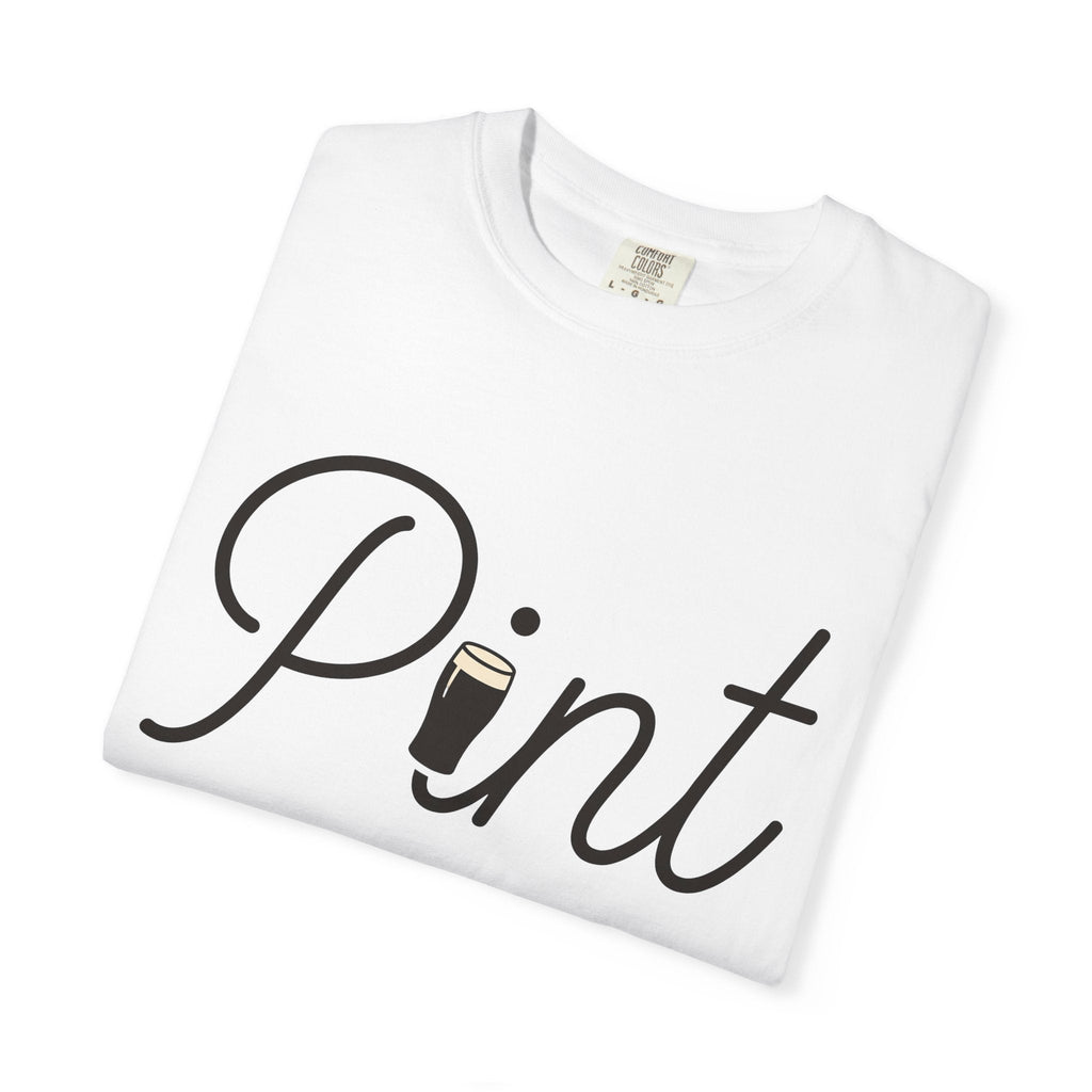 Beer Mug Shirt St Patrick's Day Booze Unisex Gift Flat Tee Pint Glass T-Shirt