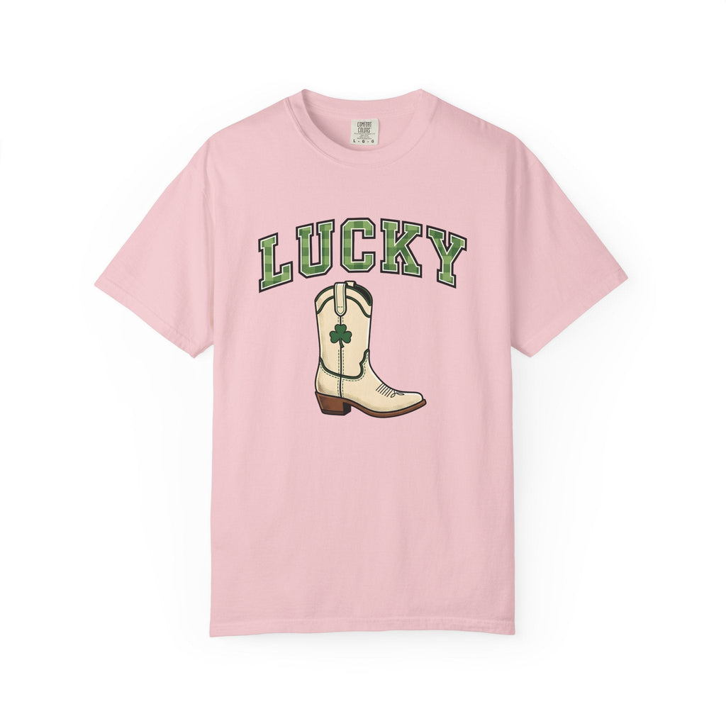 Cowboy Boot Shirt St Patrick's Day Western Unisex Gift Bold product image 3