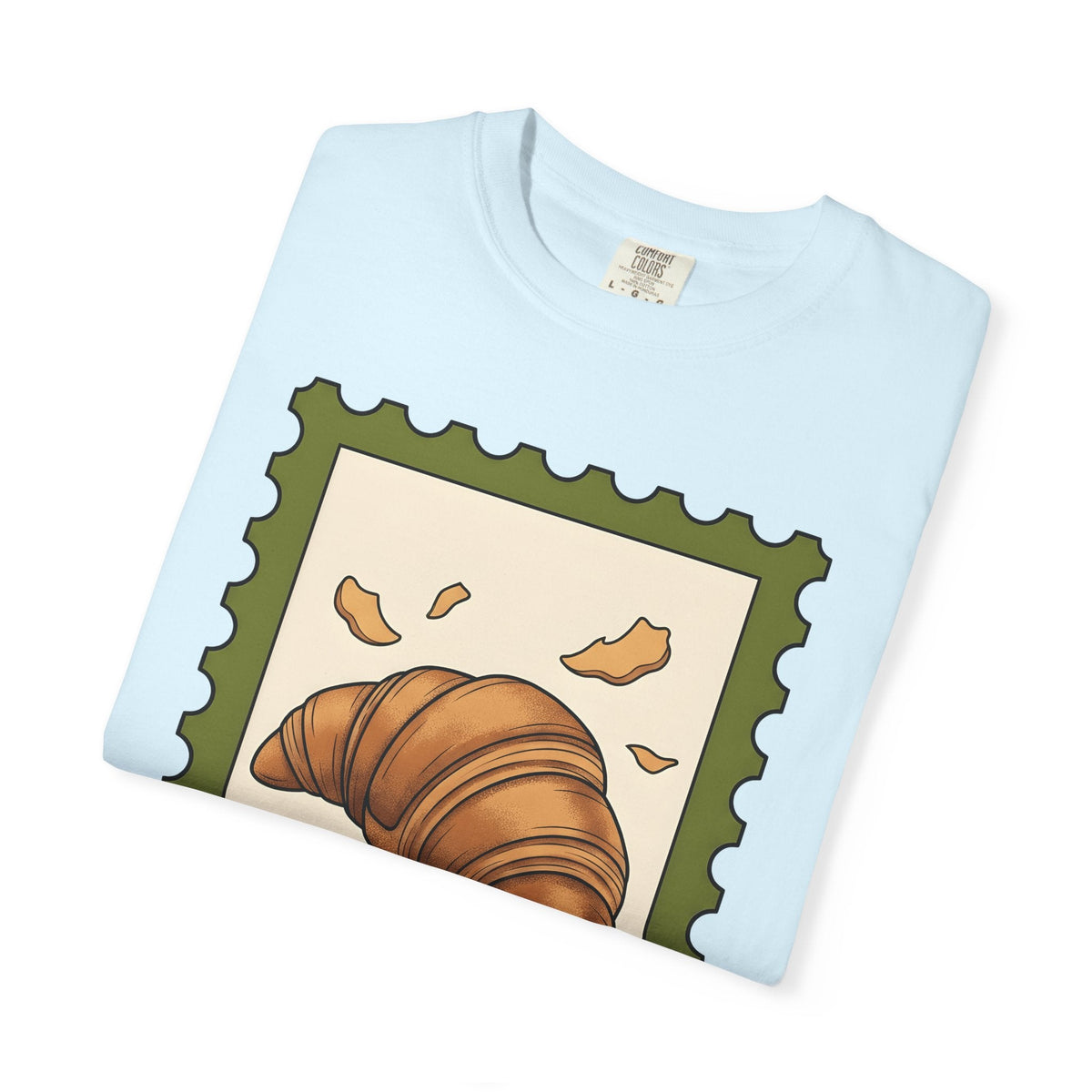 Croissant Shirt Desserts Pastries Unisex Gift Cartoon Tee product image 8