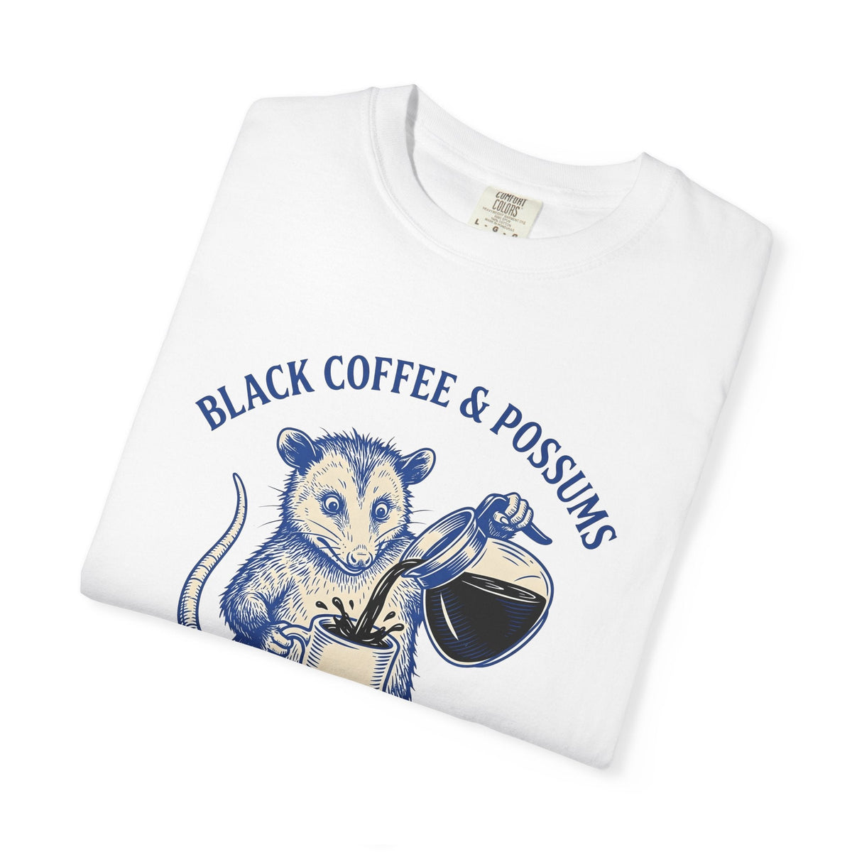 Opossum Coffee Mug Shirt Coffee Wildlife Unisex Gift Retro Tee Possum T-Shirt