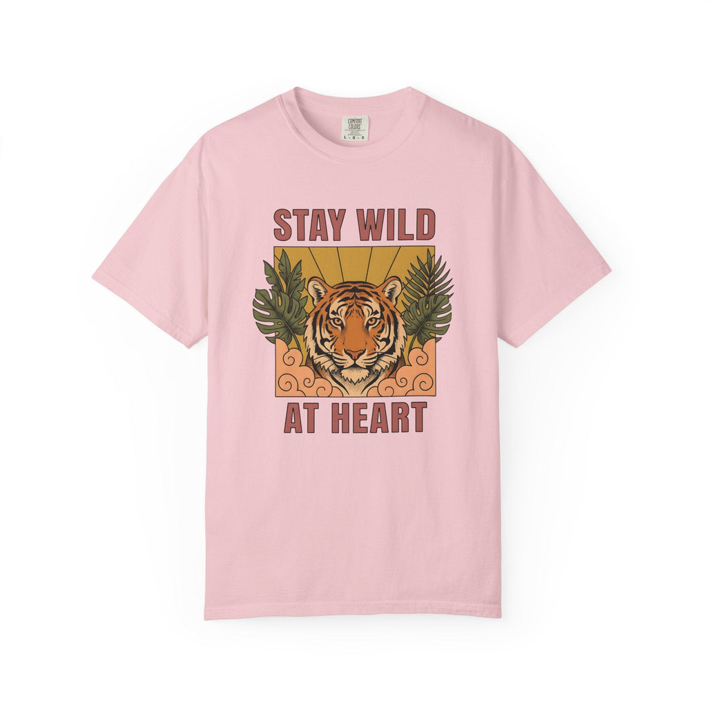 Tiger Face Shirt Animal Nature Gift Women Boho Tee T-Shirt product image 3