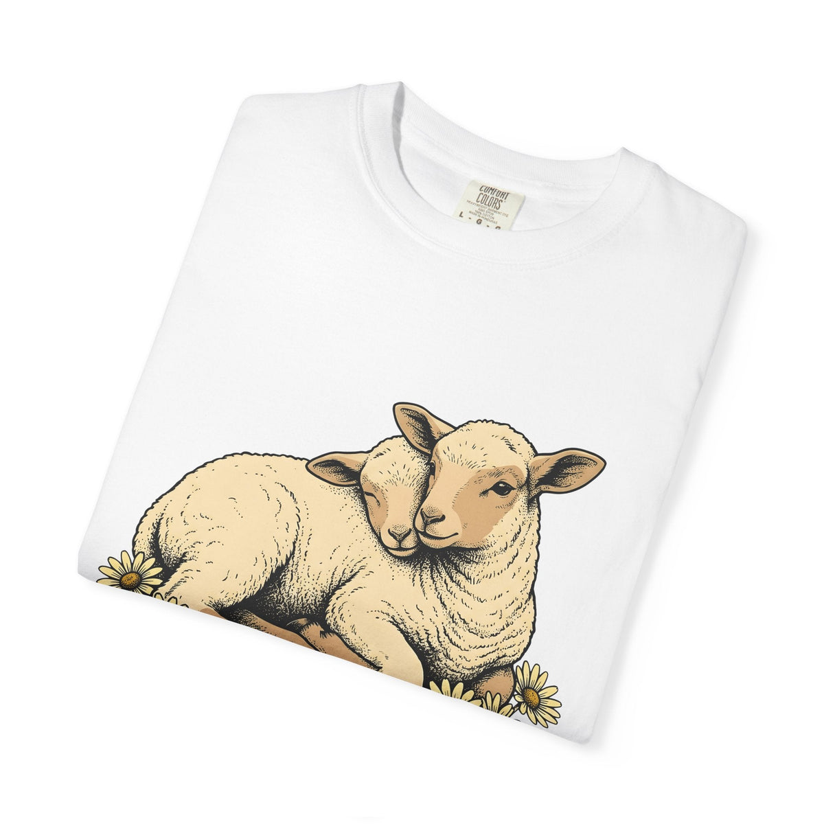 Young Lambs Shirt Easter Pets Unisex Gift Line Art Tee Lamb product image 5