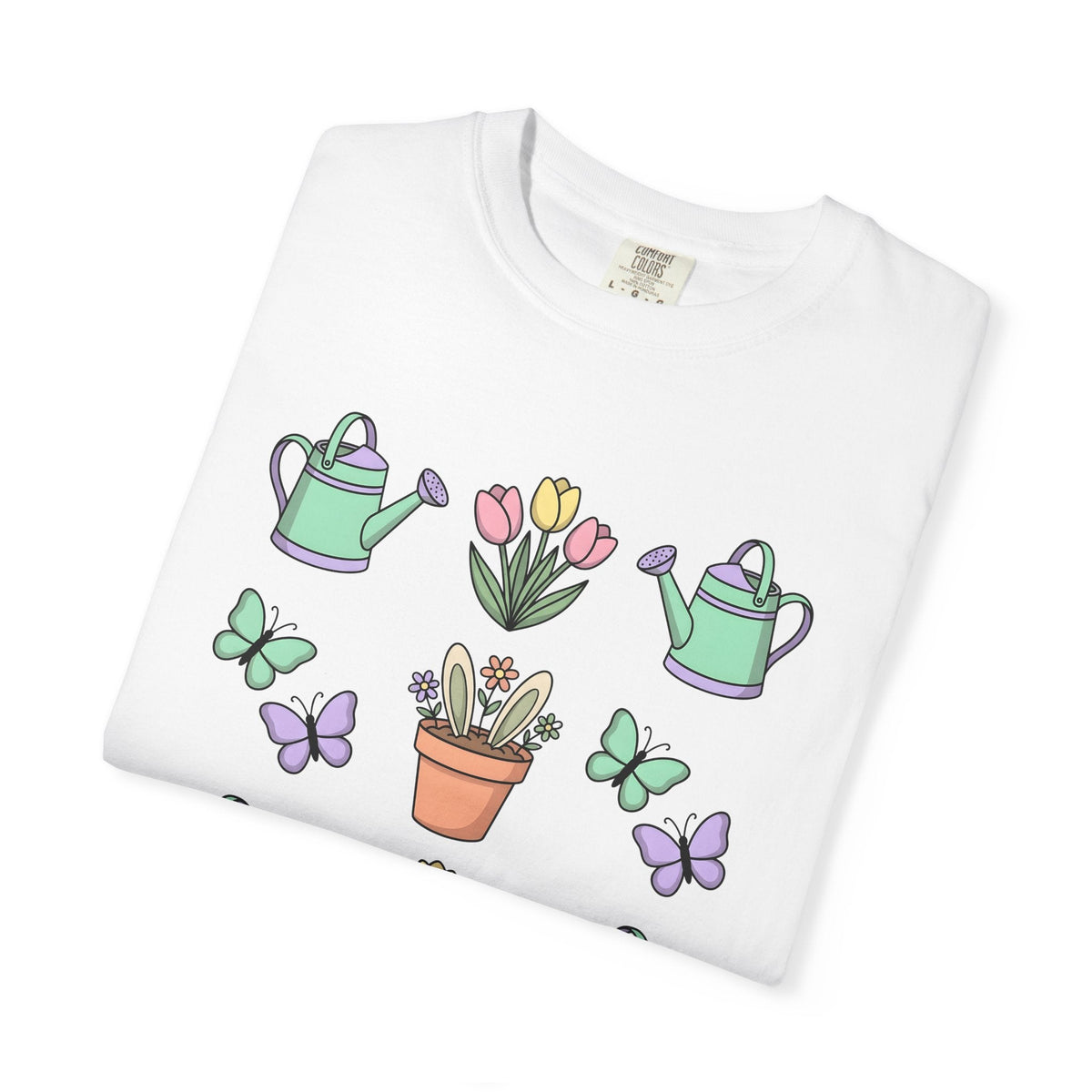 Rabbit Ears Pot Shirt Easter Plants Unisex Gift Adorable product image 5