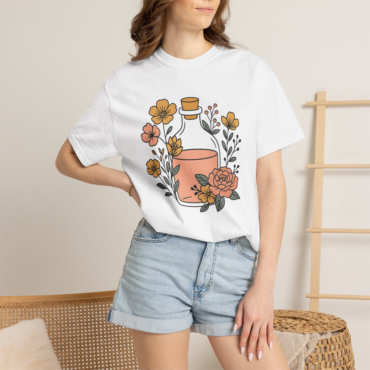 Potion Bottle Shirt Halloween Botanical Unisex Gift Floral product image 7