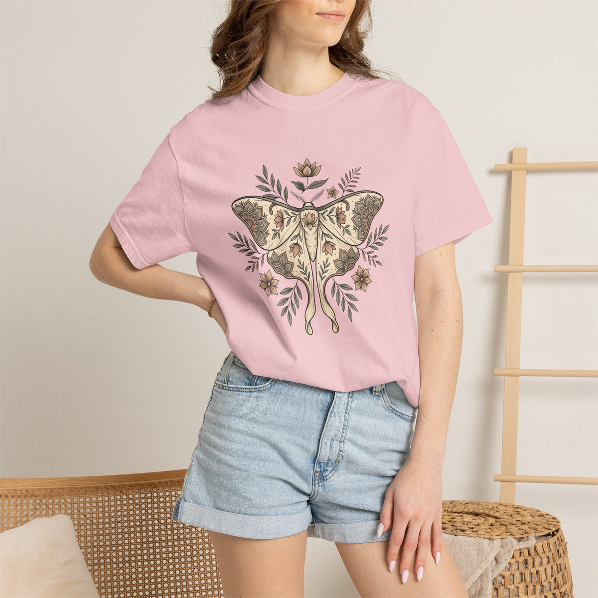 Moth Bloom Shirt Animals & Flowers Environment Unisex Gift product image 12