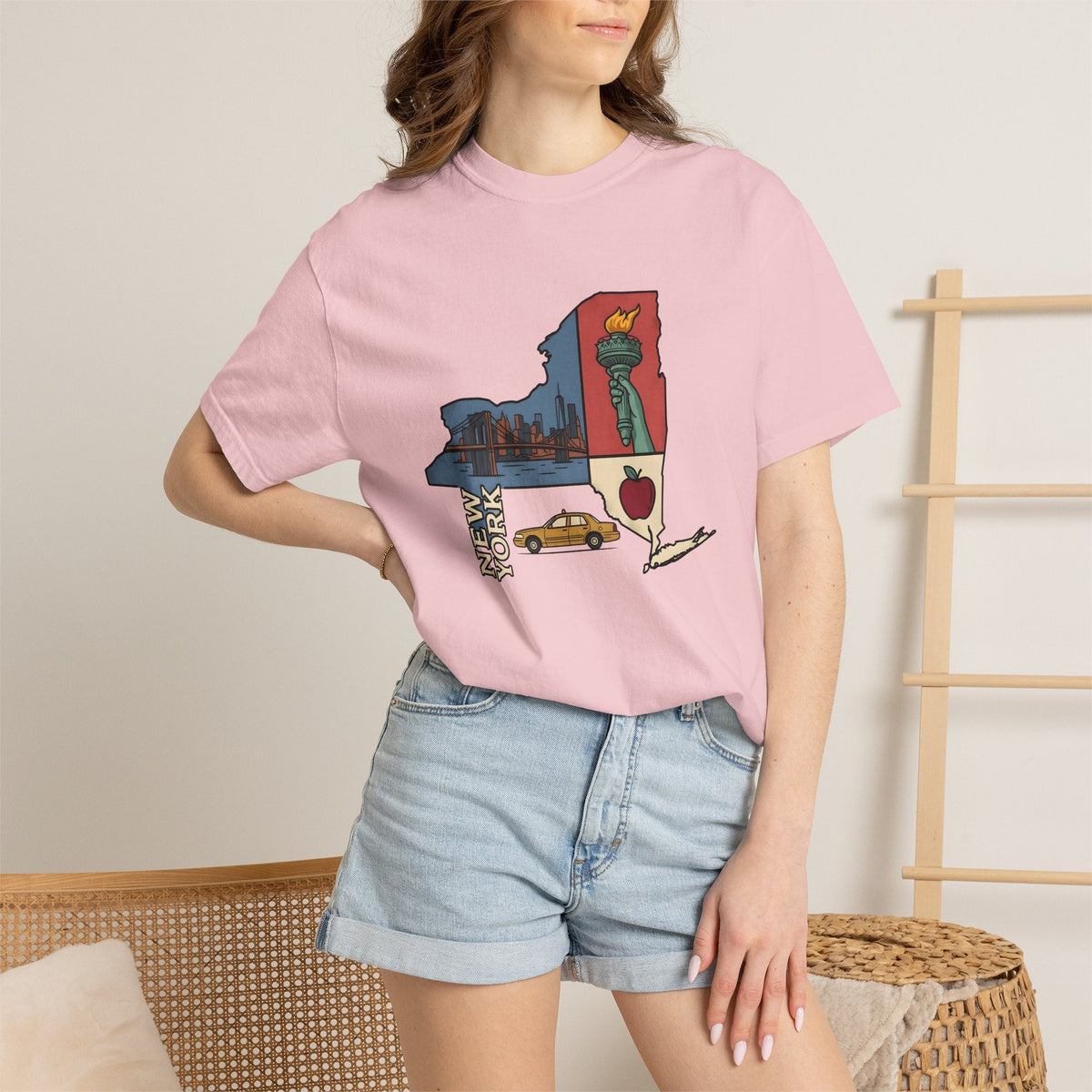 Manhattan Map Shirt New Yorker Vacation Unisex Gift Classic product image 12