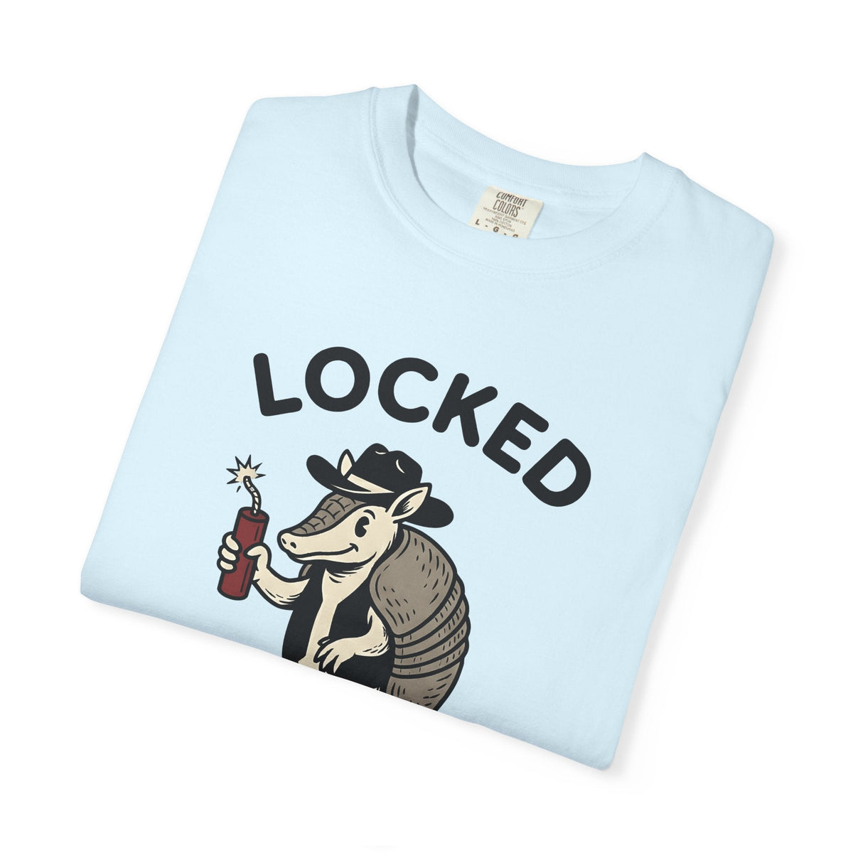 Armadillo Cowboy Shirt Funny Animal Unisex Gift Cartoon Tee product image 8