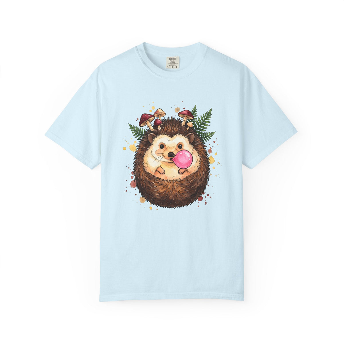 Hedgehog Art Shirt Animals Vintage Unisex Gift Paint Tee product image 2