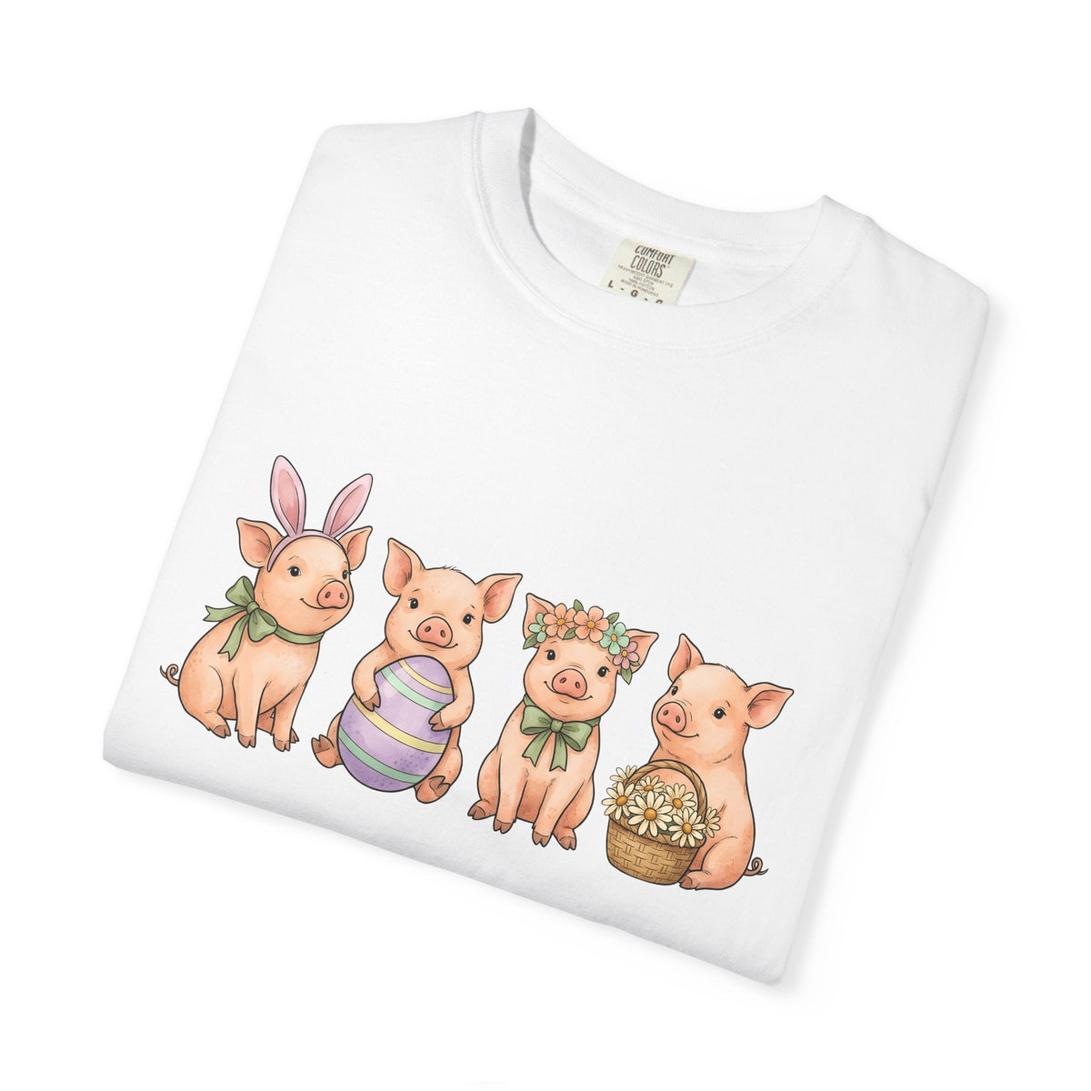 Pig Pack Shirt Easter Beasts Unisex Gift Lovable Tee Piggy product image 5