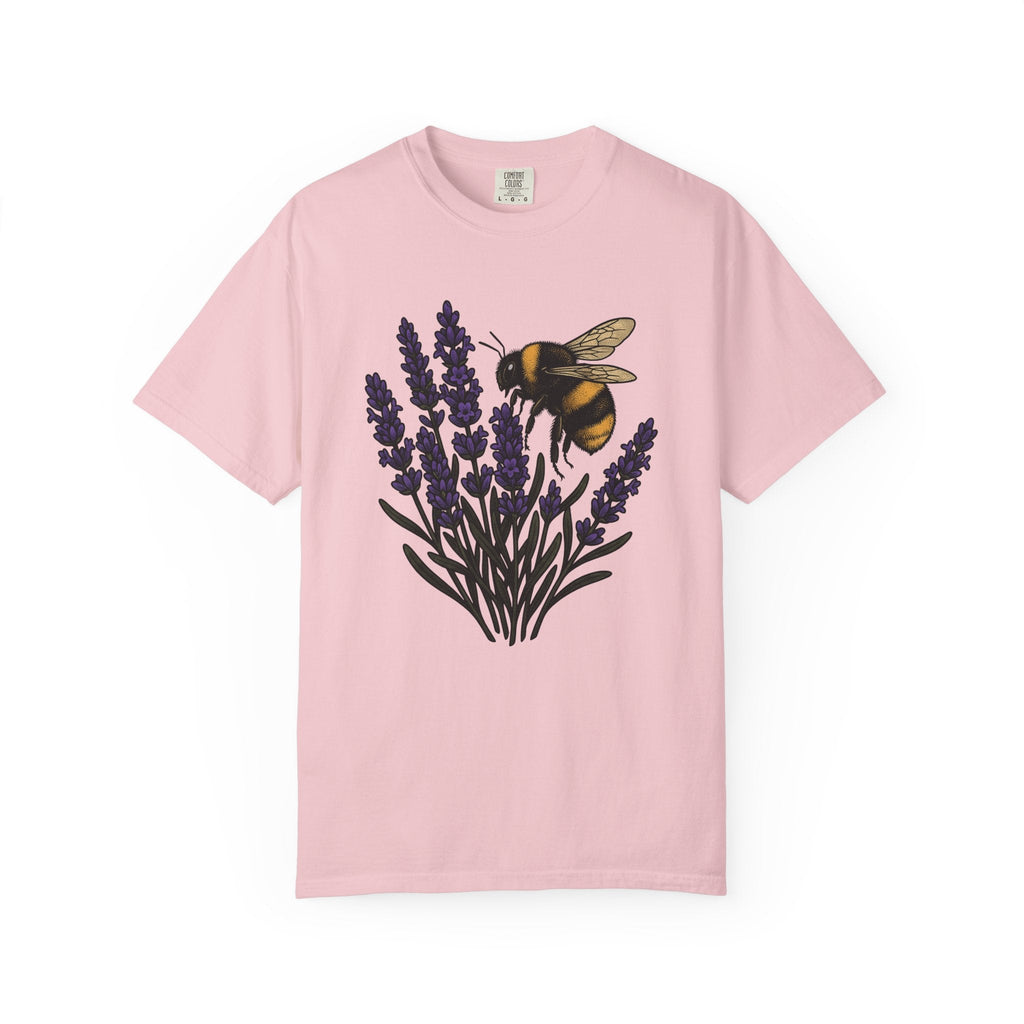 Honeybee Lavender Shirt Mom Outdoors Gift for Women Floral product image 3