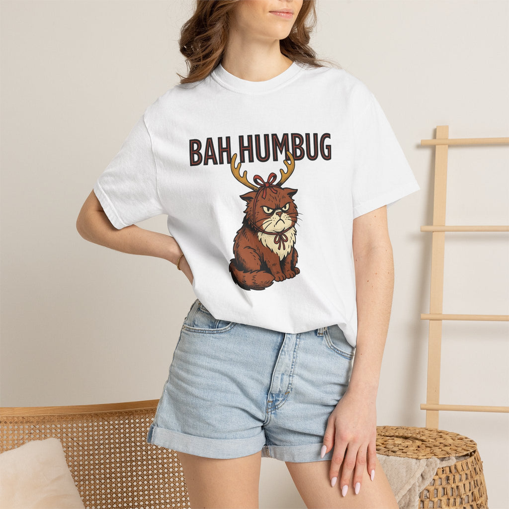Grumpy Kitty Shirt Christmas Jokes Unisex Gift Comic Tee product image 6