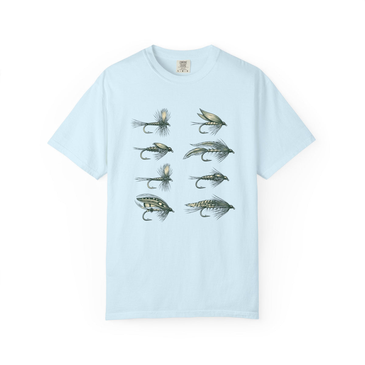 Fishing Flies Shirt Nature Unisex Gift Rustic Tee Fly Tying product image 2
