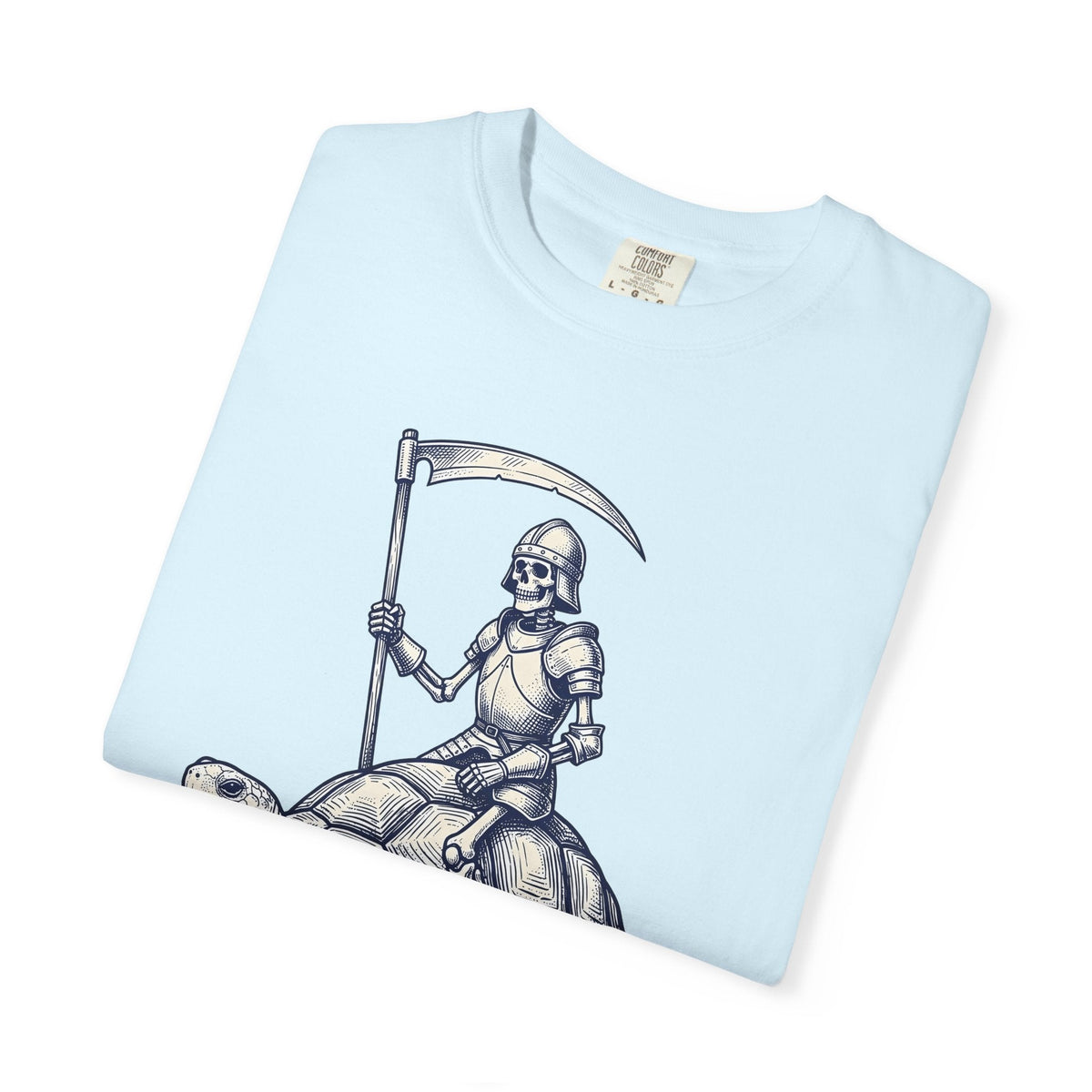 Skeleton Warrior Turtle Shirt Gothic Autumn Unisex Gift product image 9
