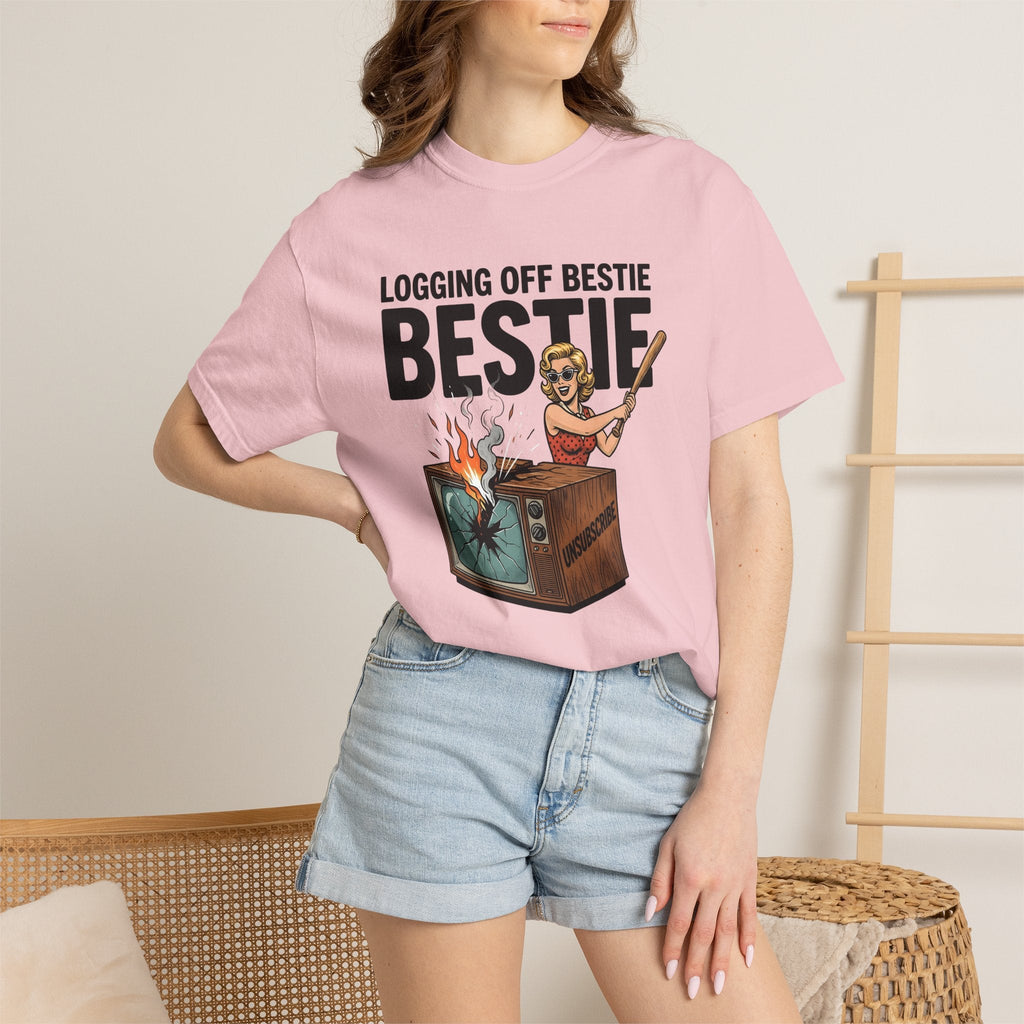 Retro Woman Tv Shirt Friendship Humor Gift Women Pop Art product image 13
