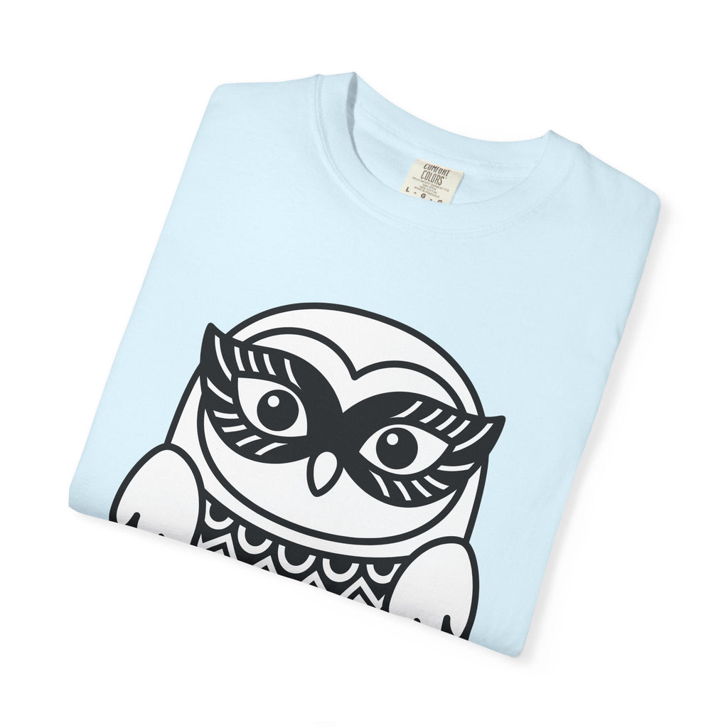 Owl Drawing Shirt Nature Unisex Gift Folk Tee Hoot T-Shirt product image 8