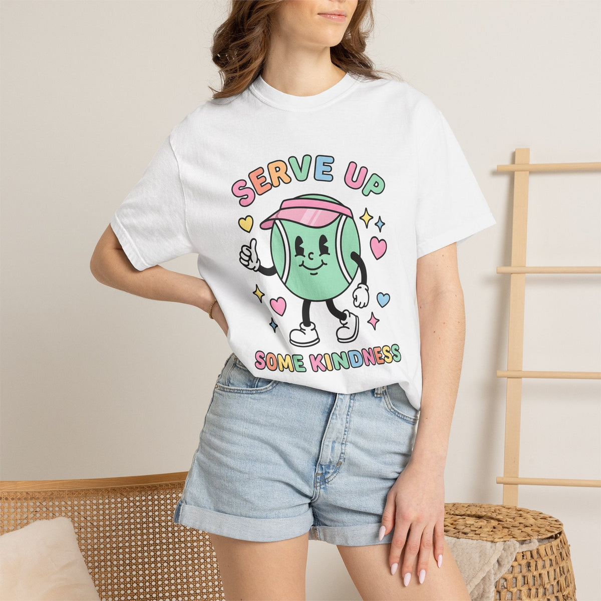 Tennis Ball Mascot Shirt Sports Inspiration Unisex Gift product image 6