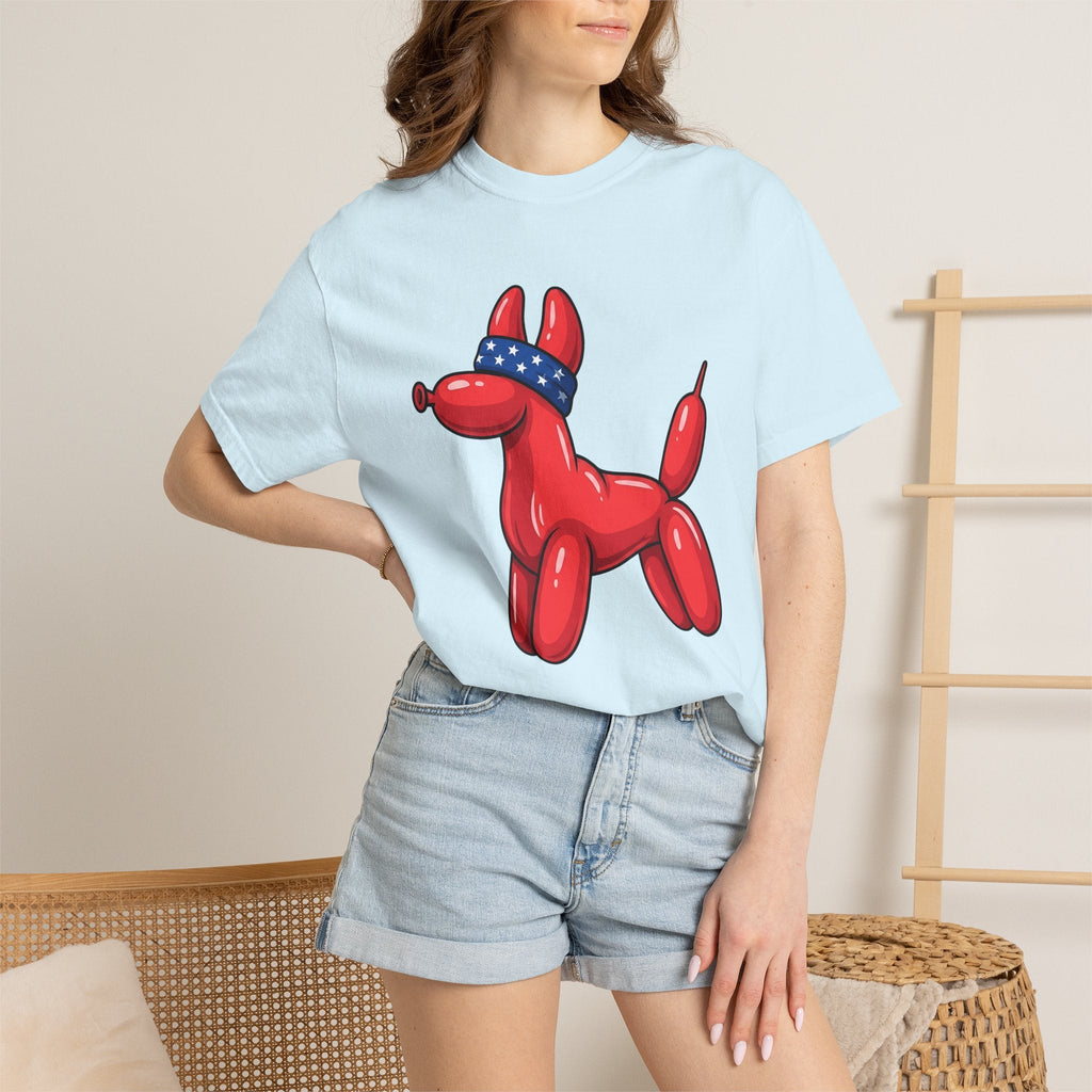 Balloon Pet Shirt Dog Patriotic Gift Women Graphic Tee product image 9