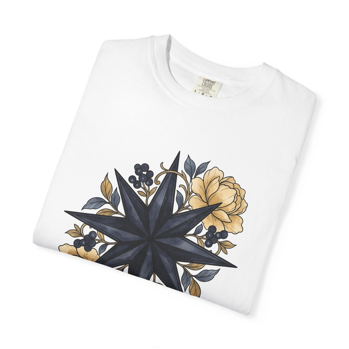 Compass Rose Shirt Boho Chic Plants Unisex Gift Floral Tee product image 5