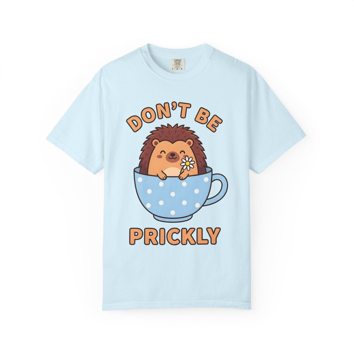 Hedgehog Cup Shirt Animals & Flowers Pun Gift Women Cartoon Tee Mug T-Shirt Floral Fan Cute Tshirt Punny Graphic Doodle Daisy Flower Tshirt
