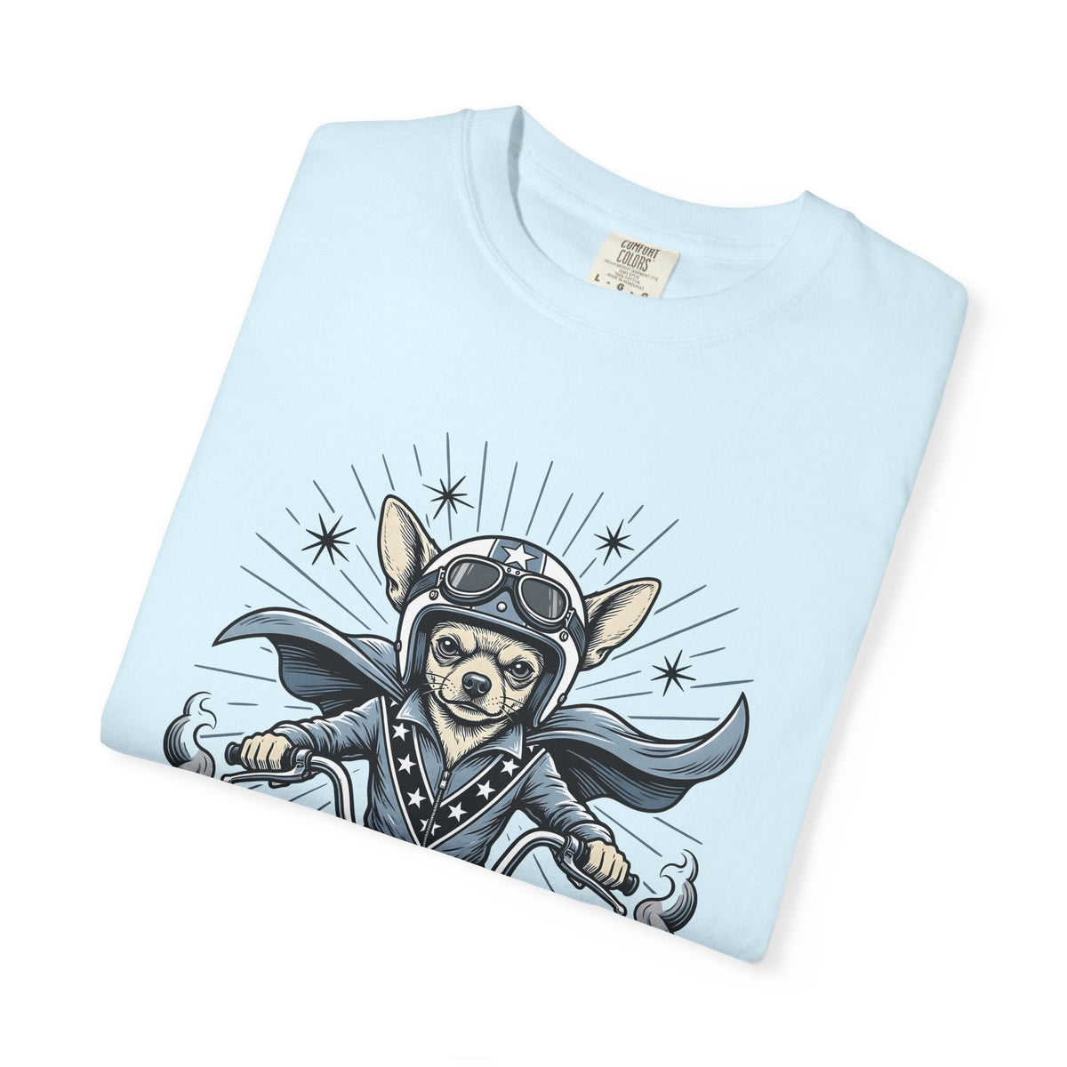 Chihuahua Biker Shirt Dog Motorbike Unisex Gift Traditional product image 8